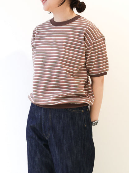multi border T-shirt/STAR&STRIPE