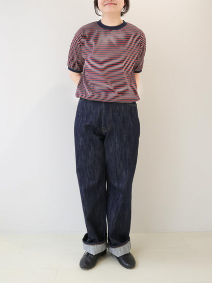 multi border T-shirt/STAR&STRIPE