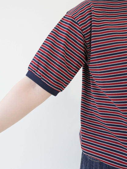 multi border T-shirt/STAR&STRIPE