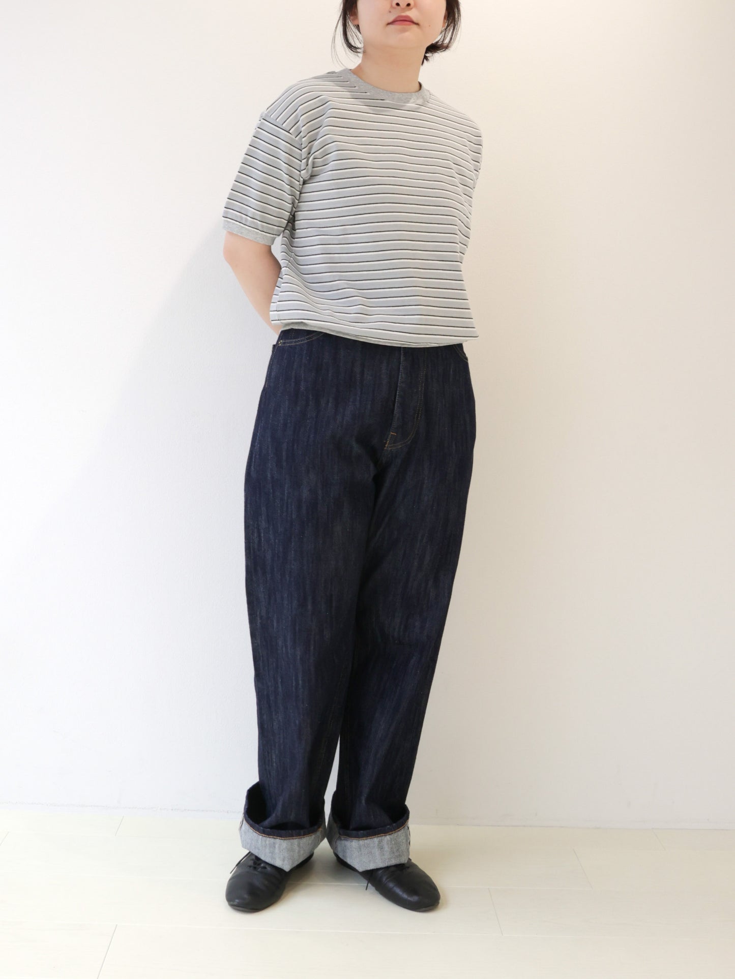 multi border T-shirt/STAR&STRIPE