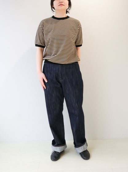 multi border T-shirt/STAR&STRIPE