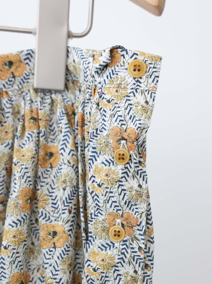 LIBERTY print farmer's skirt