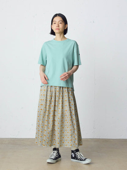 LIBERTY print farmer's skirt