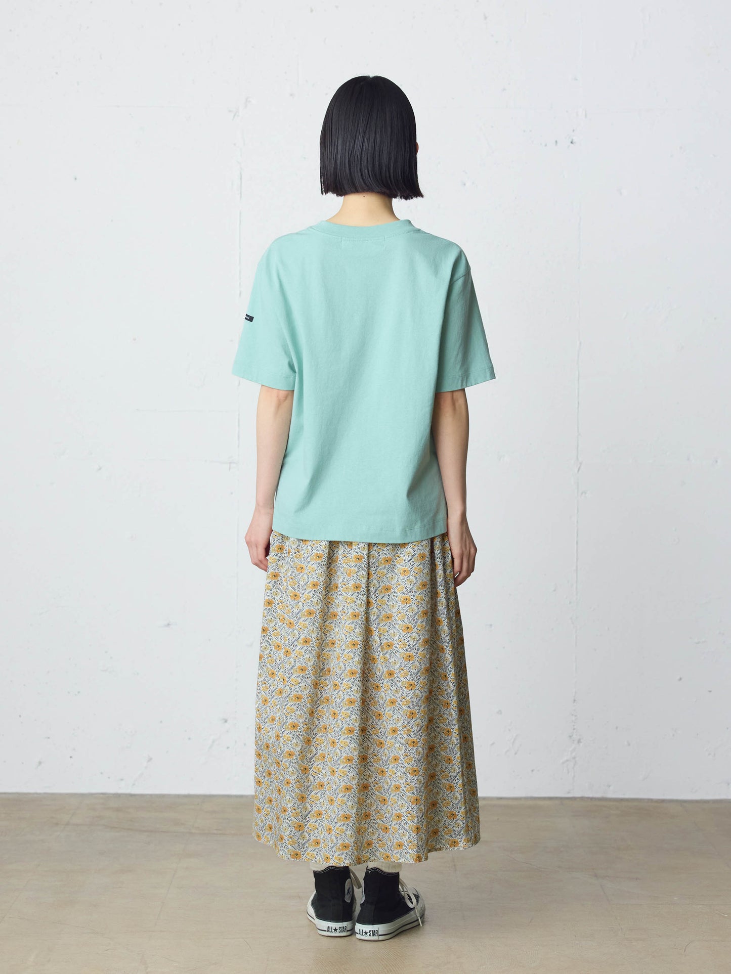 LIBERTY print farmer's skirt