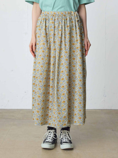 LIBERTY print farmer's skirt