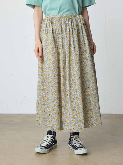 LIBERTY print farmer's skirt