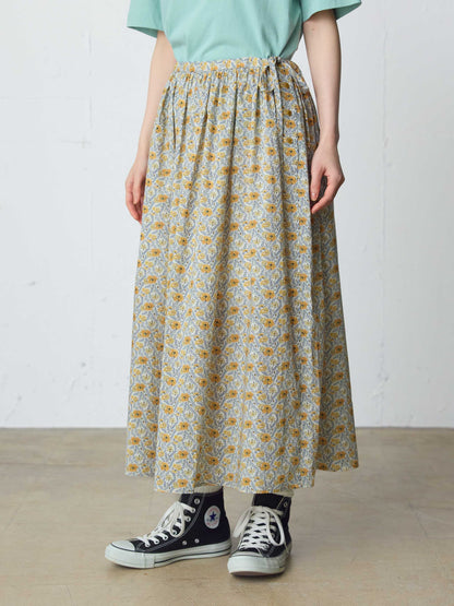 LIBERTY print farmer's skirt