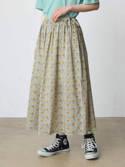 LIBERTY print farmer's skirt