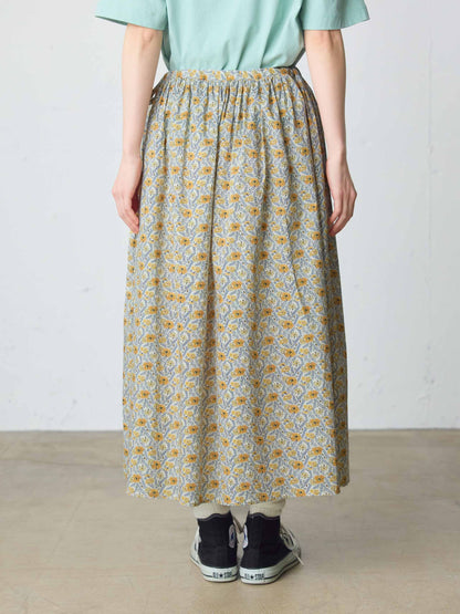 LIBERTY print farmer's skirt