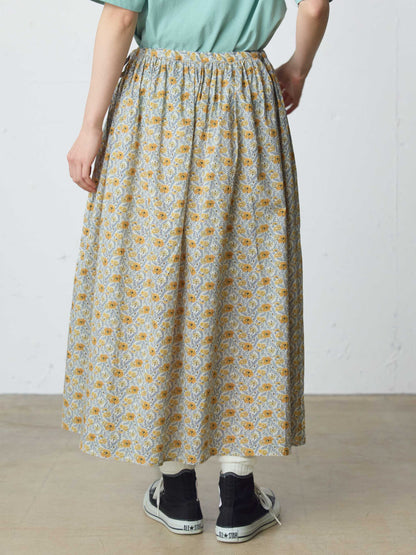 LIBERTY print farmer's skirt