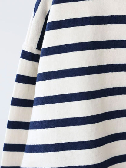 TOURNIER basque border T-shirt