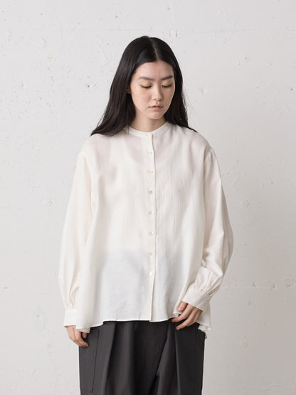 cotton wool back gather shirt