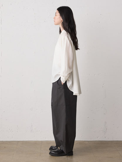 cotton wool back gather shirt