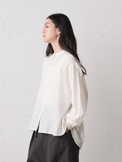 cotton wool back gather shirt