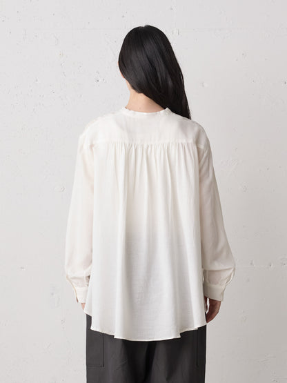 cotton wool back gather shirt