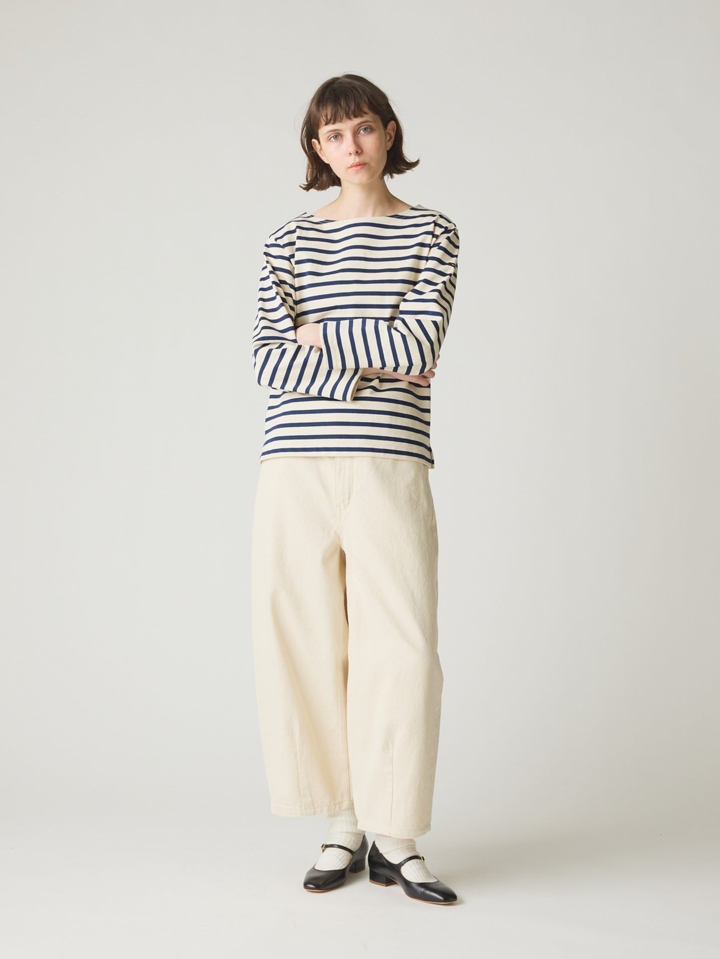 TOURNIER basque border T-shirt