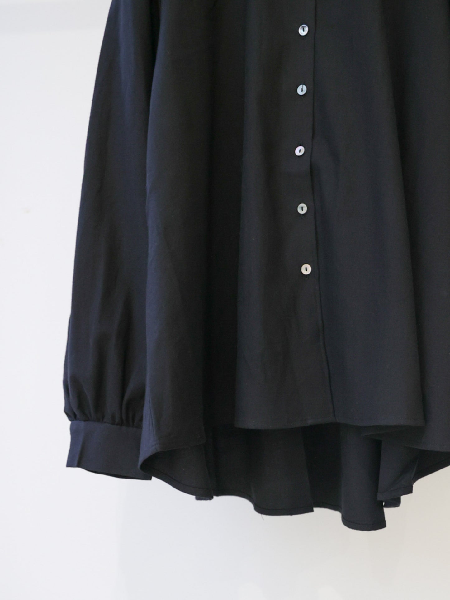 cotton wool back gather shirt