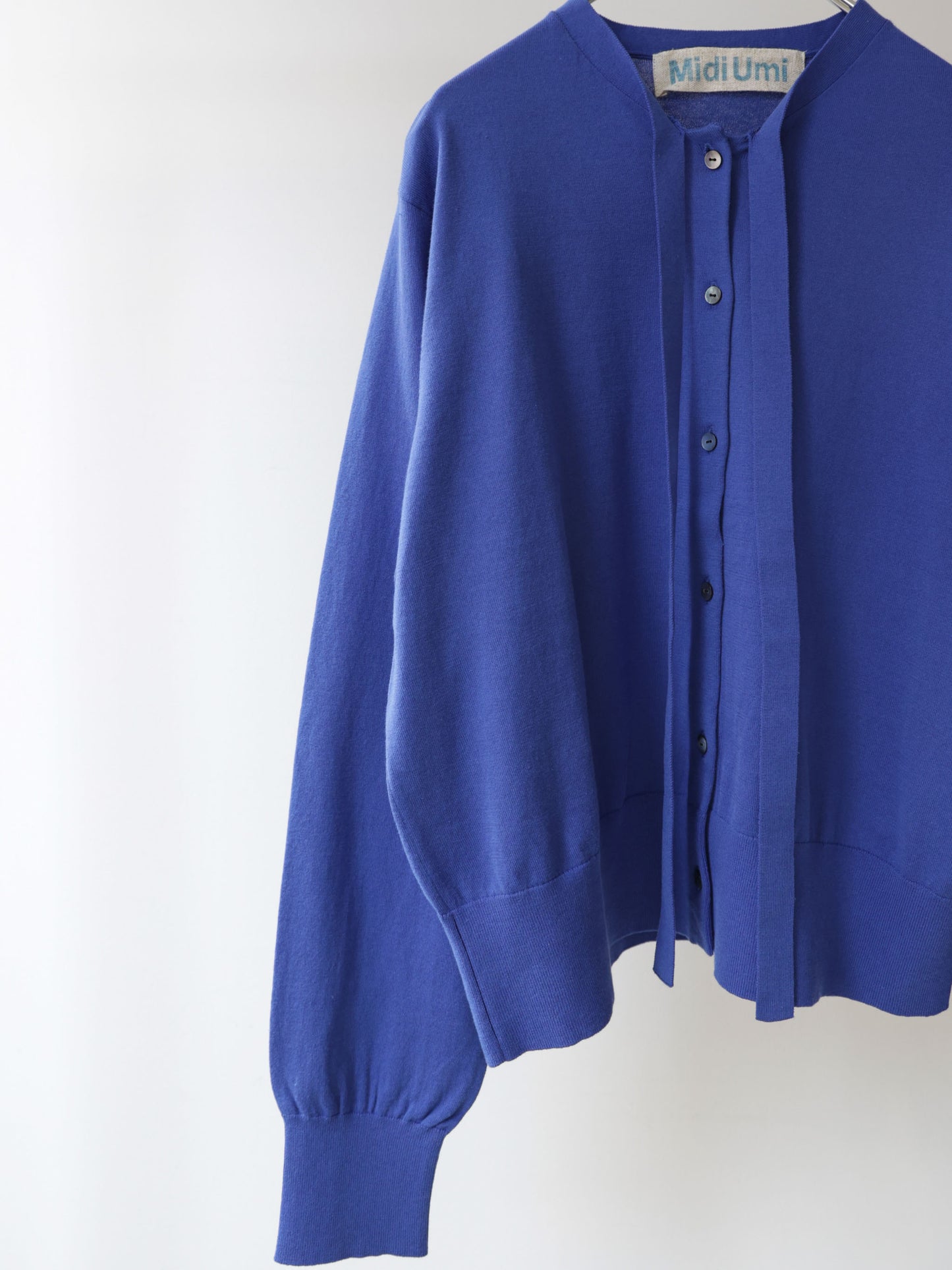 bow-tie knit cardigan