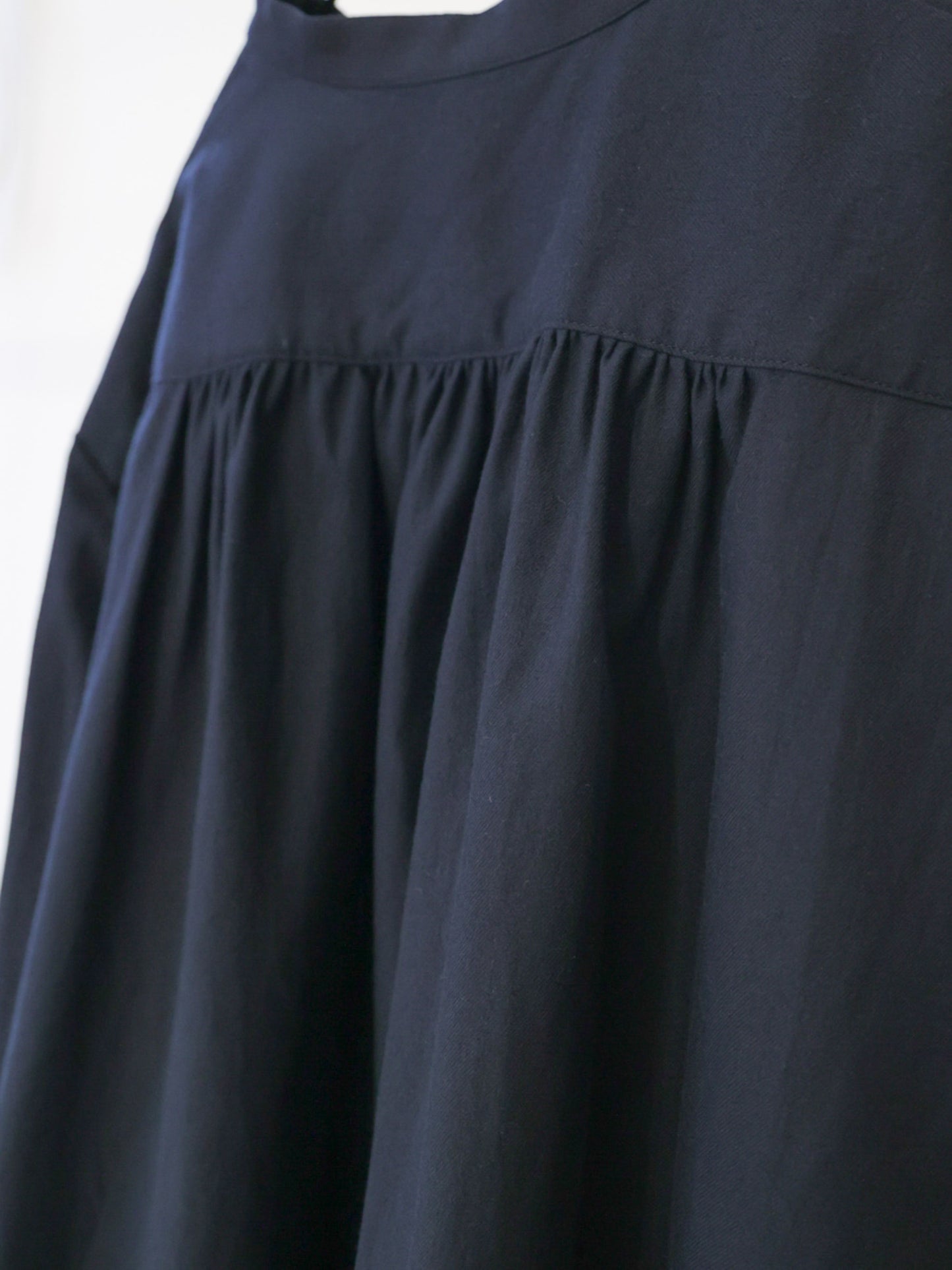 cotton wool back gather shirt