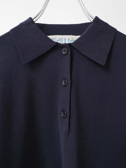 wide knit polo