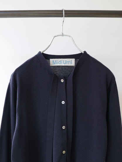 bow-tie knit cardigan