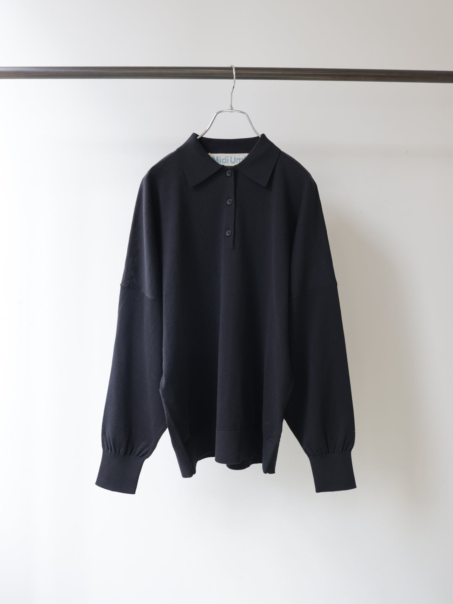wide knit polo