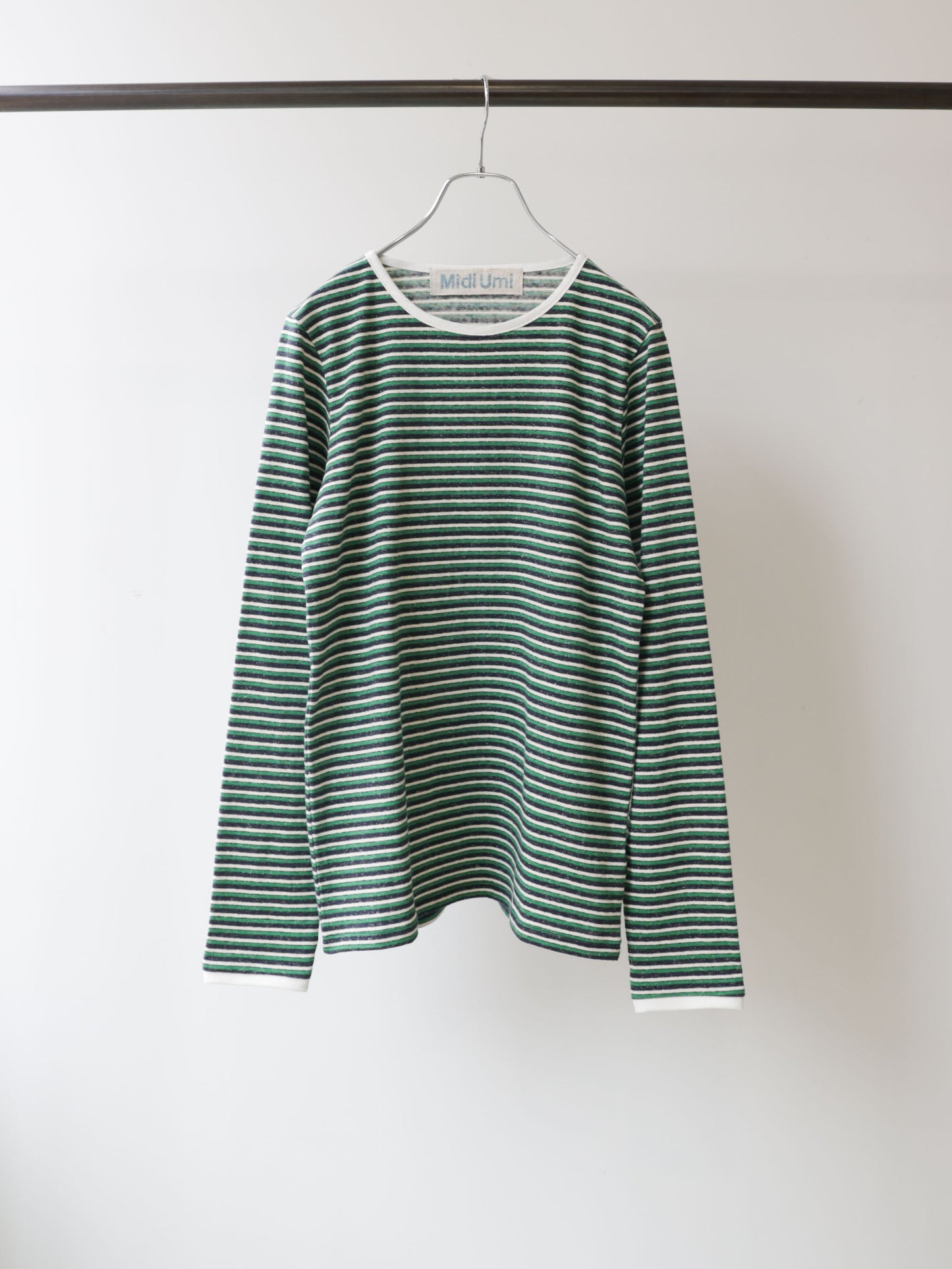 multi border pullover long sleeve