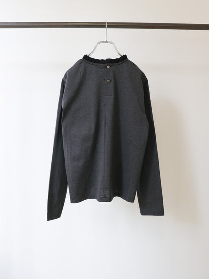 frill neck pullover