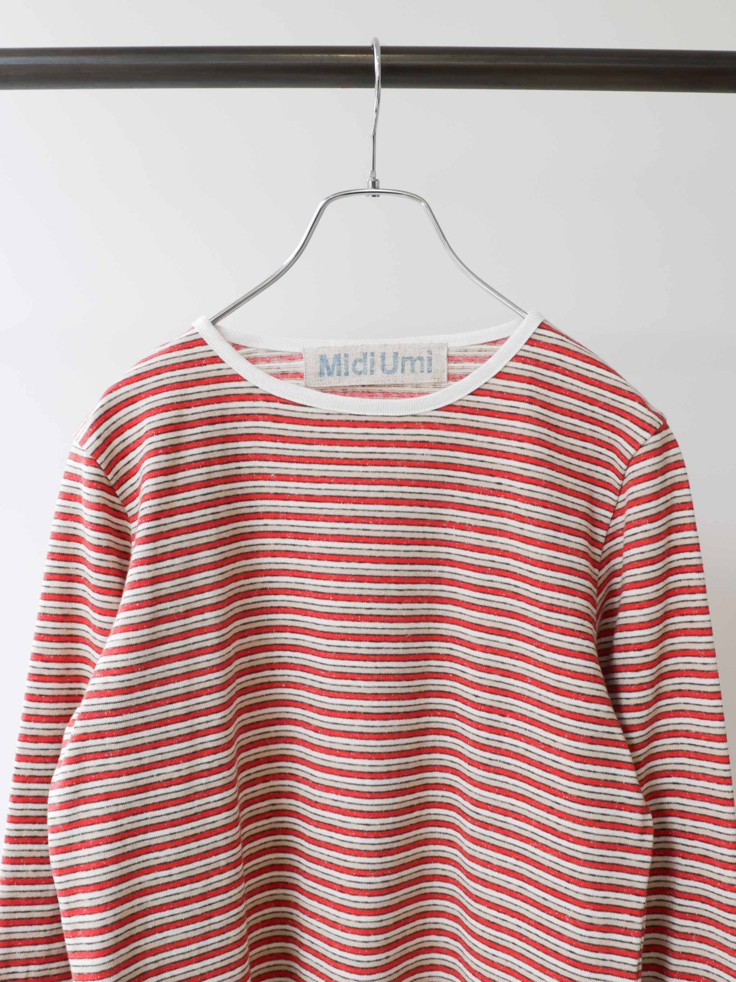 multi border pullover long sleeve