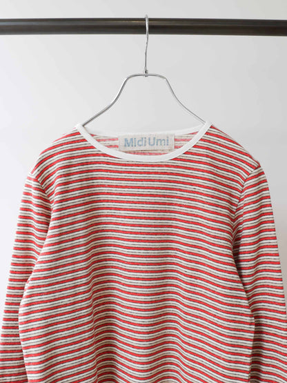 multi border pullover long sleeve