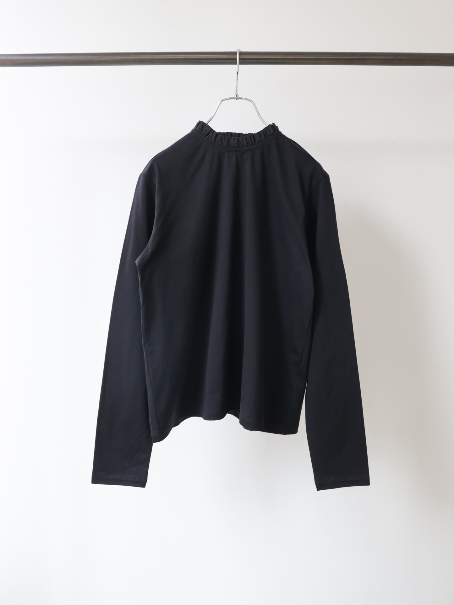 frill neck pullover