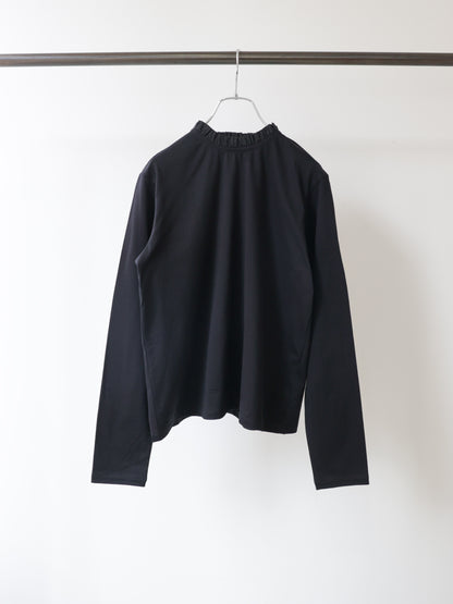 frill neck pullover