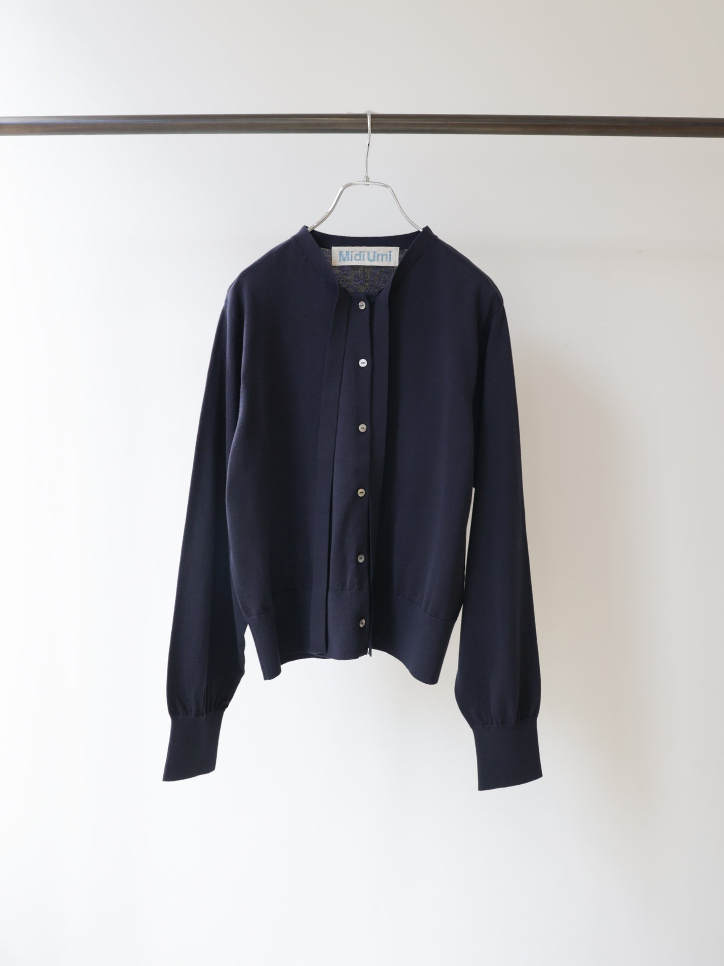 bow-tie knit cardigan