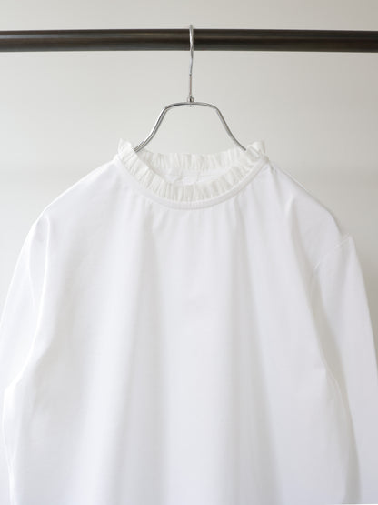 frill neck pullover