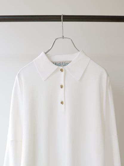 wide knit polo