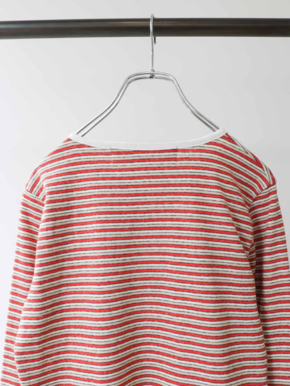 multi border pullover long sleeve