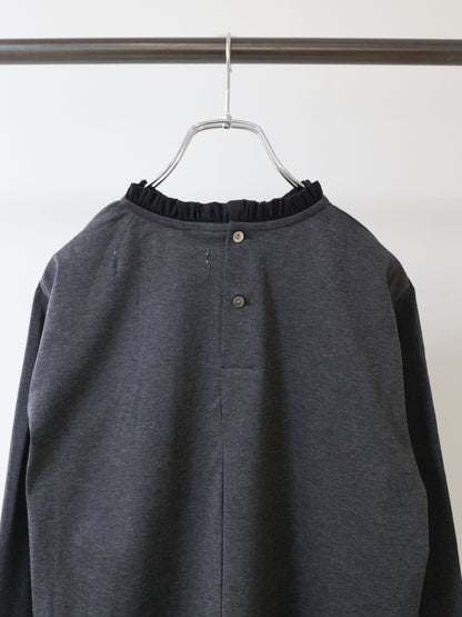 frill neck pullover