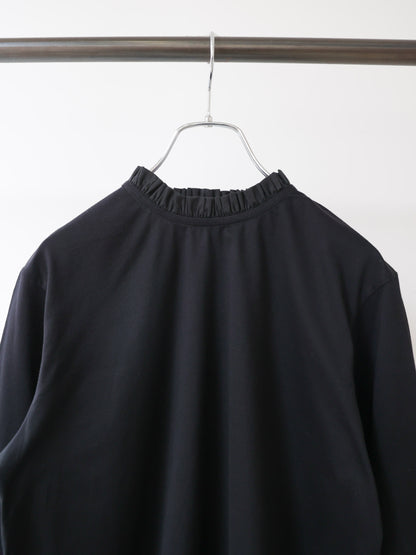 frill neck pullover