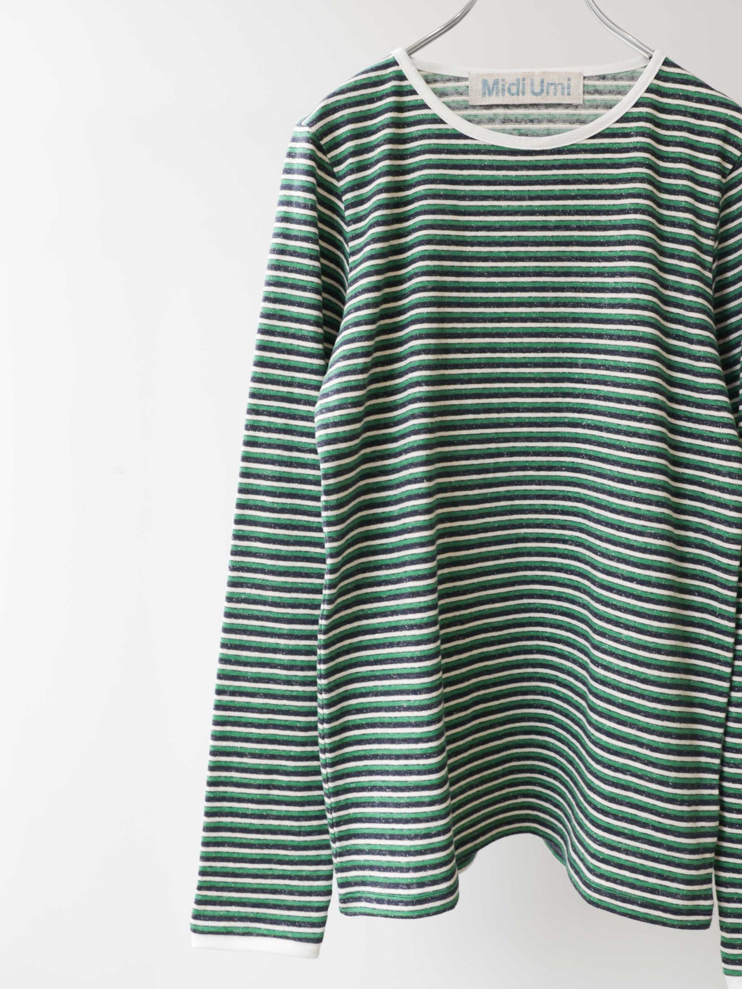 multi border pullover long sleeve