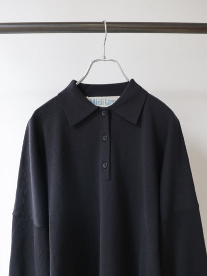 wide knit polo