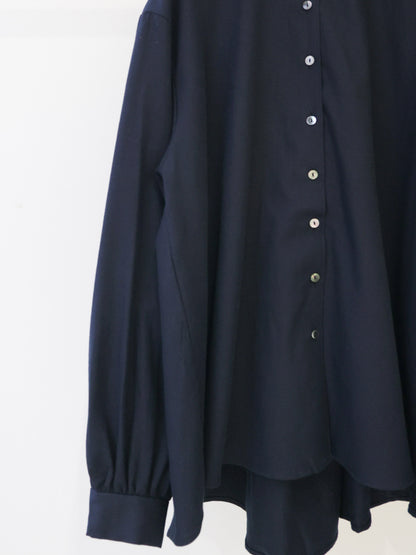 cotton wool back gather shirt