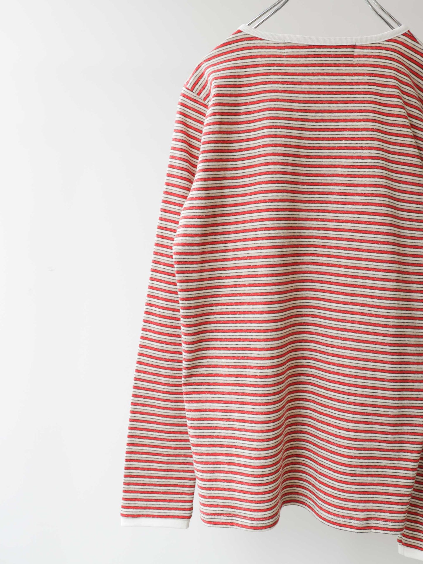 multi border pullover long sleeve