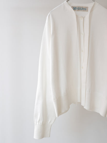 bow-tie knit cardigan