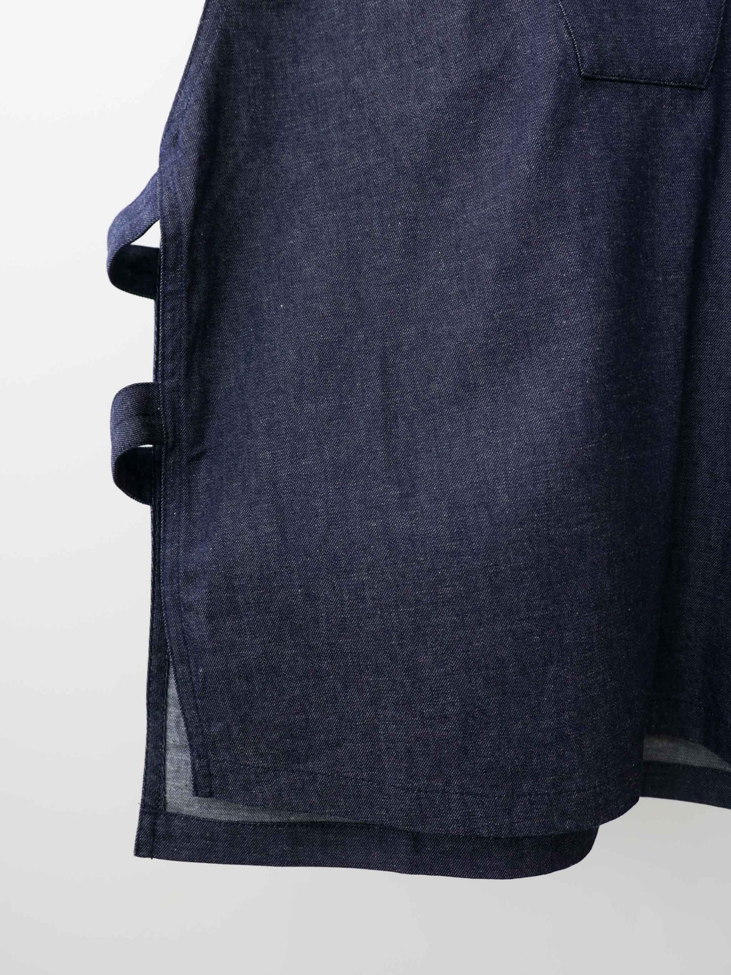 denim side strap vest