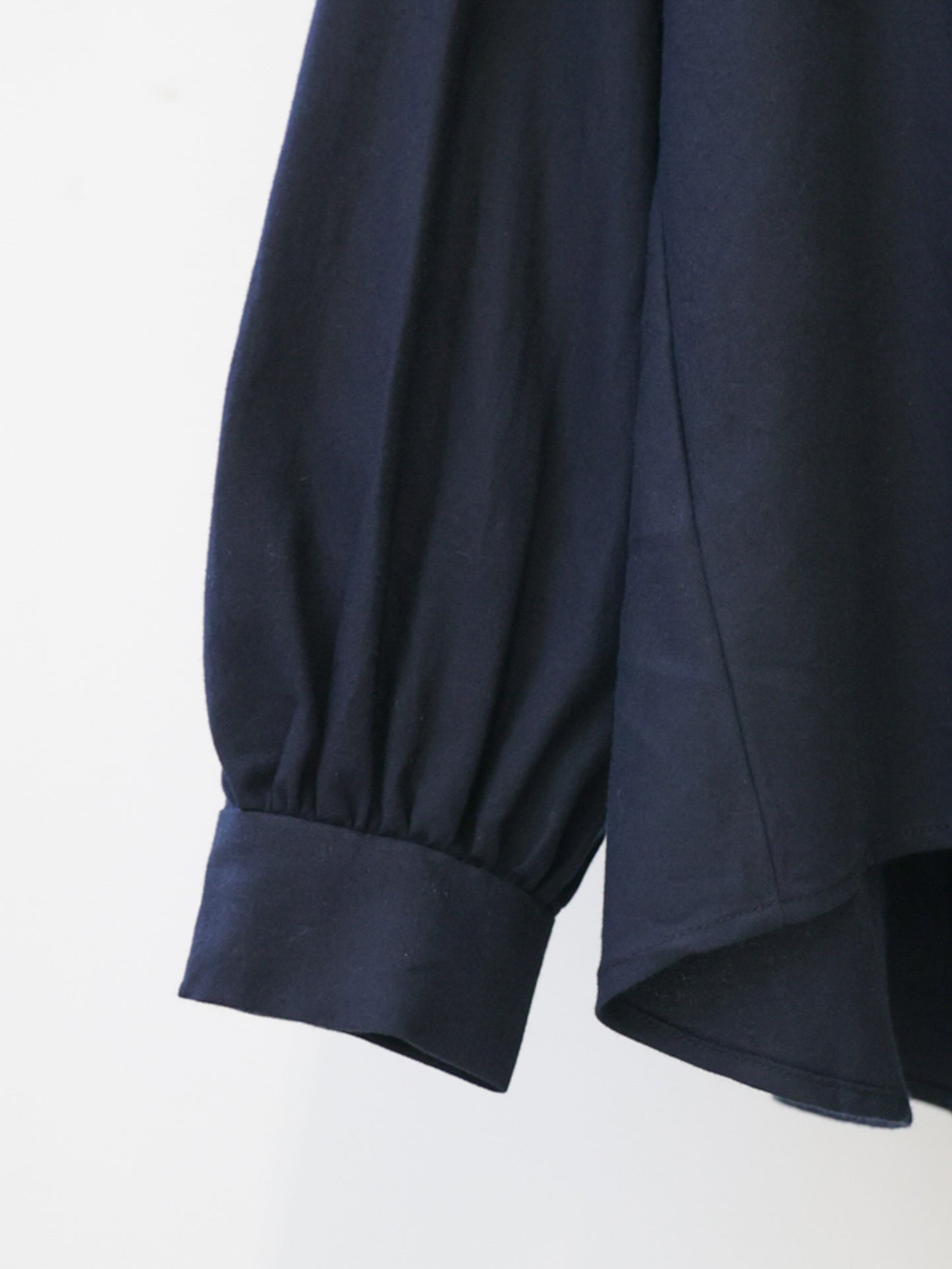 cotton wool back gather shirt