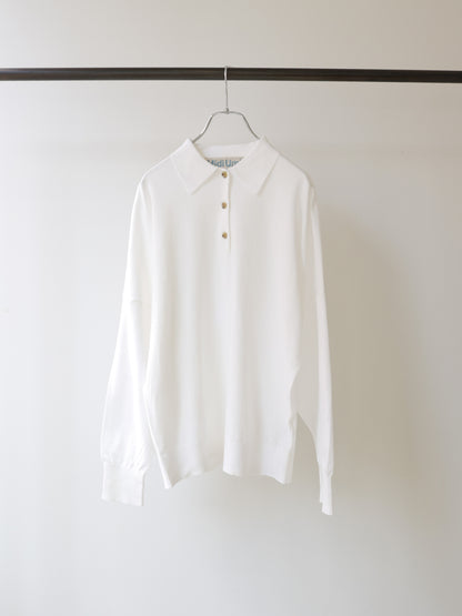 wide knit polo