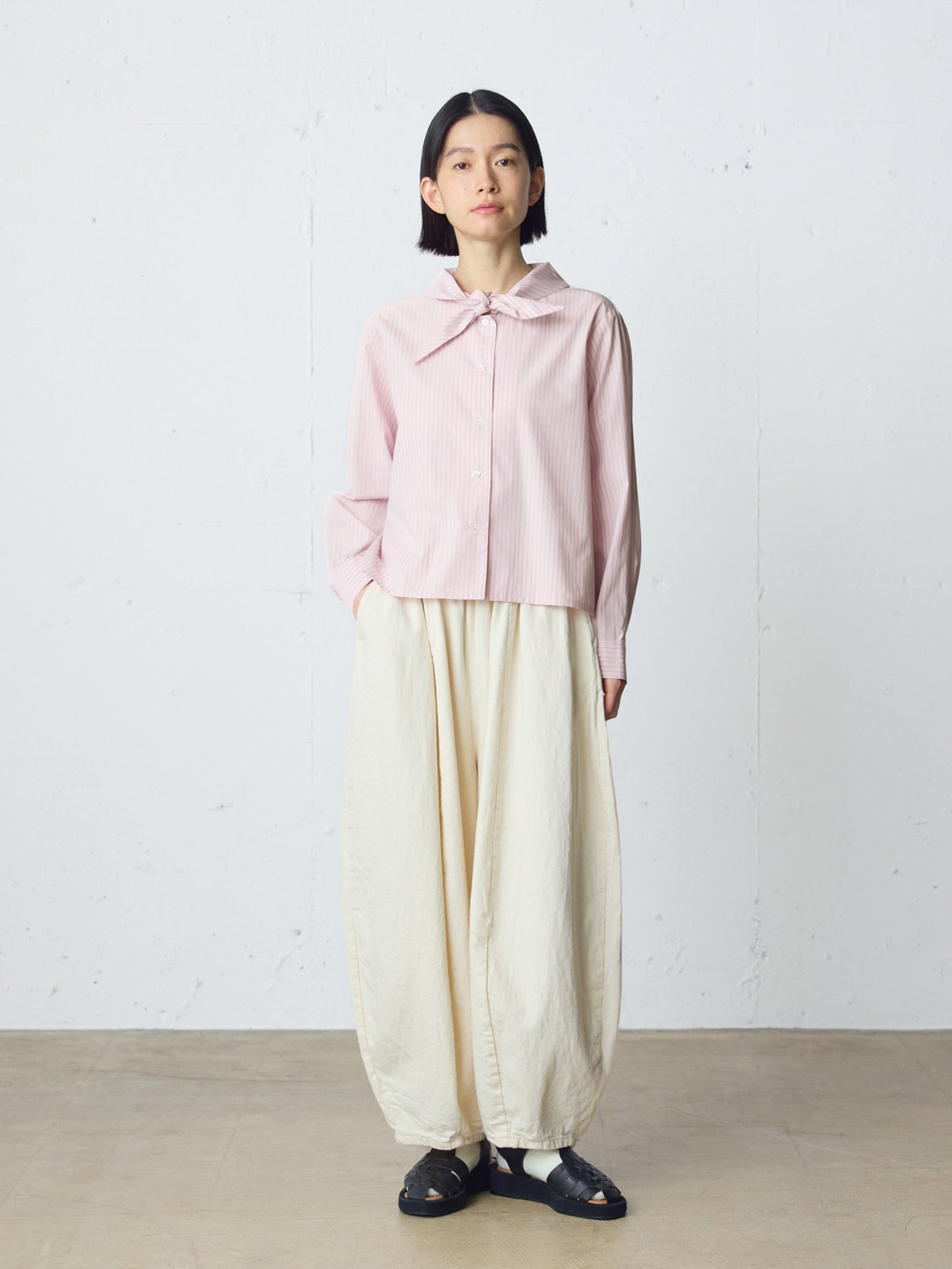 scarf like short shirt