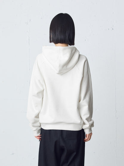 loopwheele sweat parka