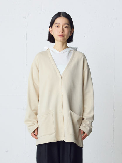 HOME sweat wide cardigan