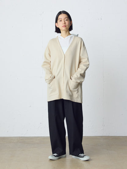 HOME sweat wide cardigan